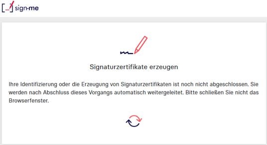 sign-me Signaturzerifikate